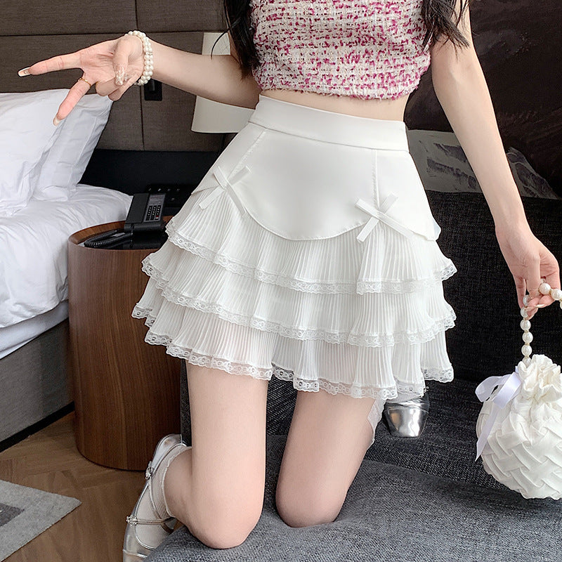Kawaii Fashion Skirt Whipped Bow Delight Cake Dress