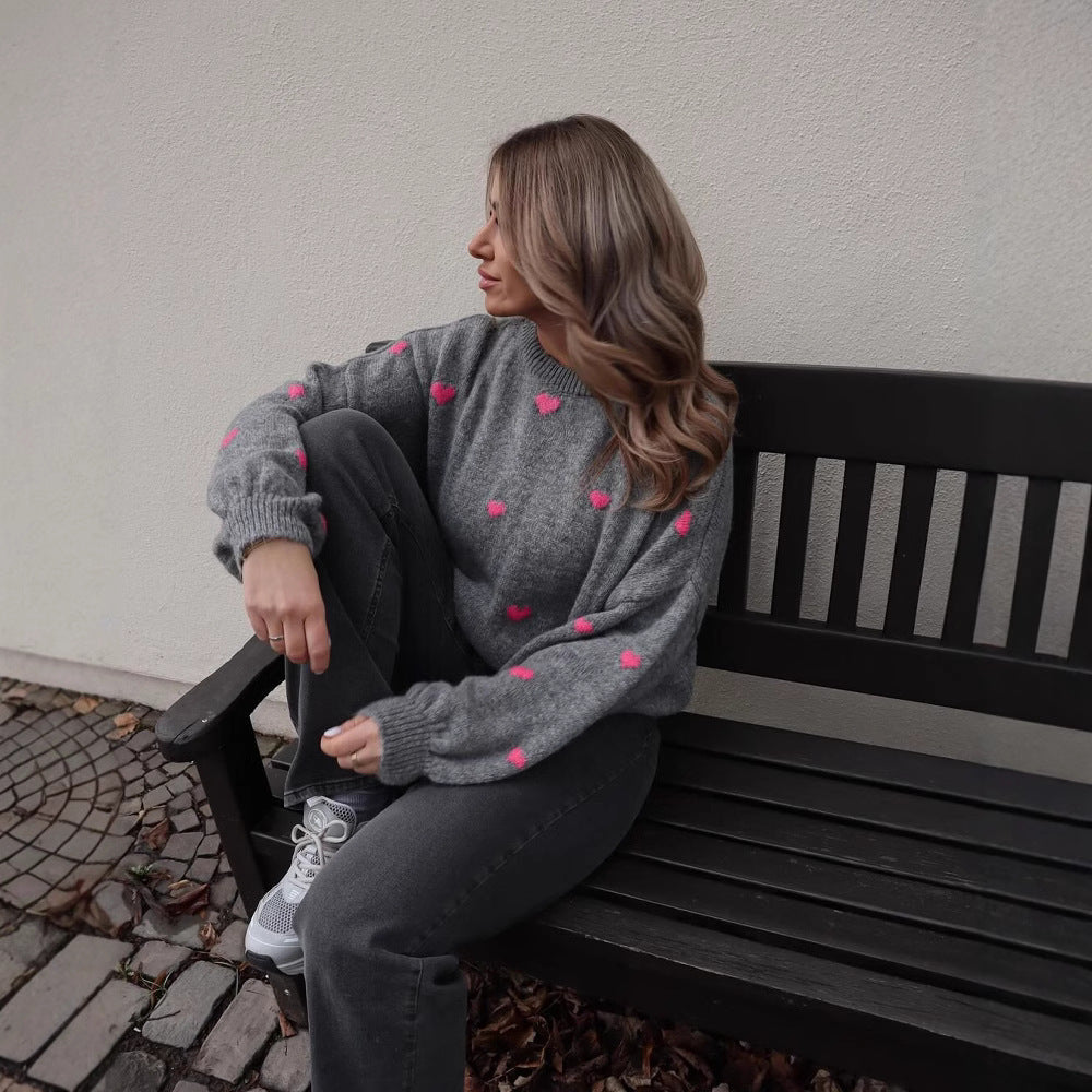 Kawaii Fashion Sweater Cherry Blossom Heartfelt Sweater Dream