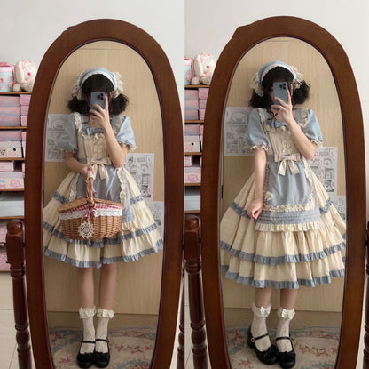 Emerald Whisper Chiffon Dream Dress  
Cotton Candy Cloud Dancer Ensemble  
Lavender Mist High Waisted Elegance  
Cerulean Twilight Ruffle Delight  
Blushing Petal Cascade Gown  
Mint Sorbet Belle Dress  
Pink Velvet