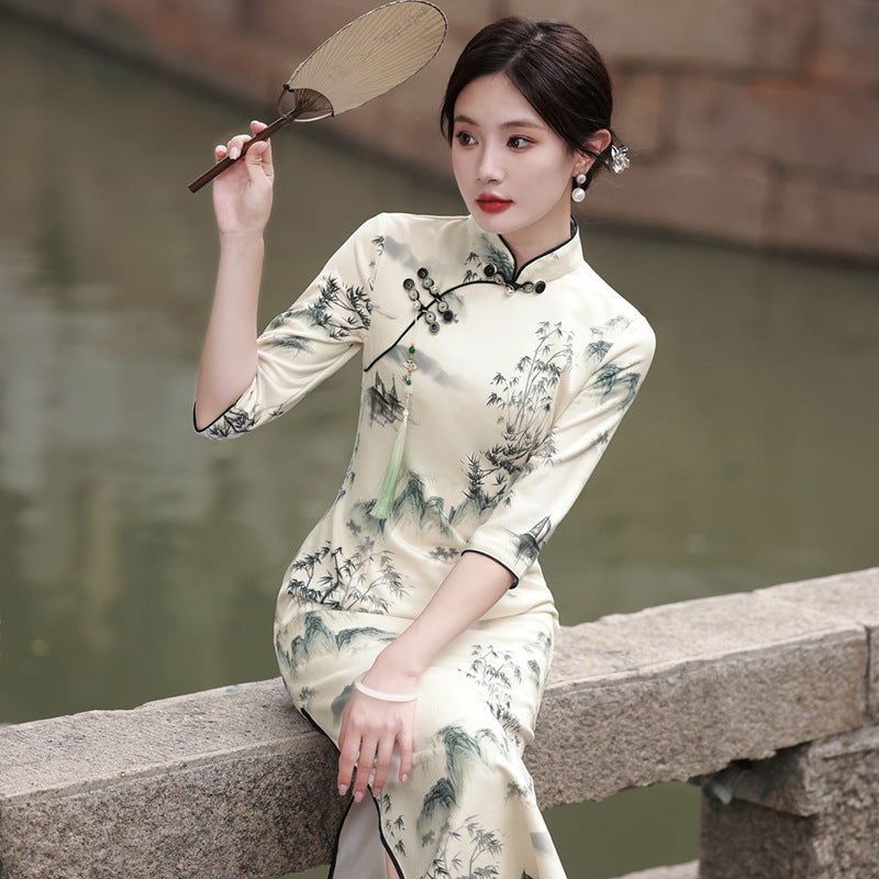 Kawaii Fashion China Dress Dreamscape Suede Garden Dress