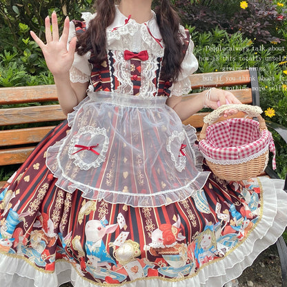 Lolita Dress  Afternoon Tea Suspender Jsk Dress
