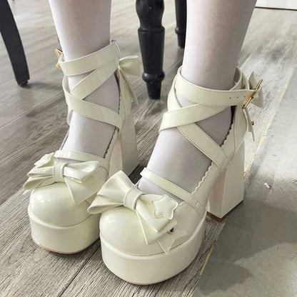 Kawaii Fashion Shoes Velvet Marshmallow Mary Jane Enchantment