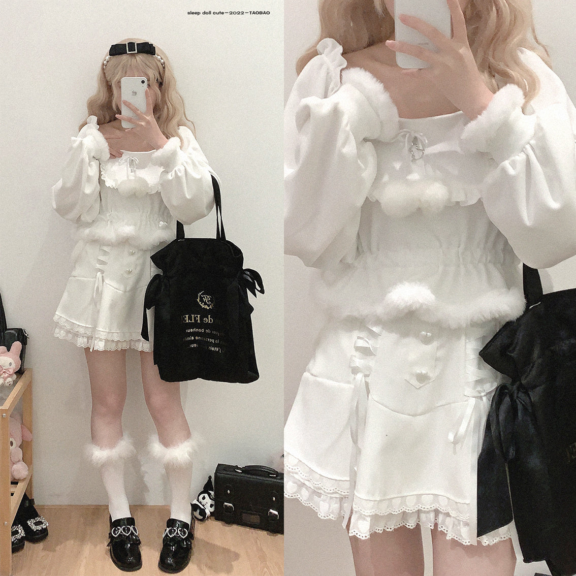 Kawaii Fashion Skirt Whimsical Twilight Ruffle Skirt