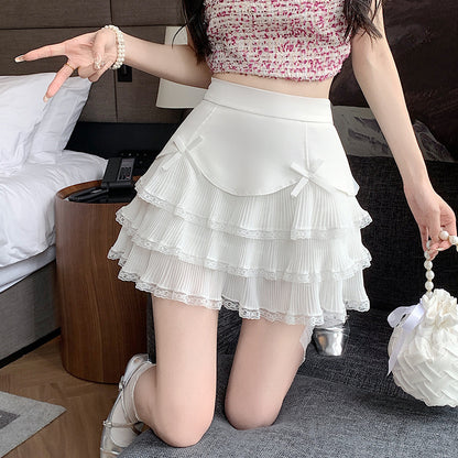 Kawaii Fashion Skirt Whipped Bow Delight Cake Dress