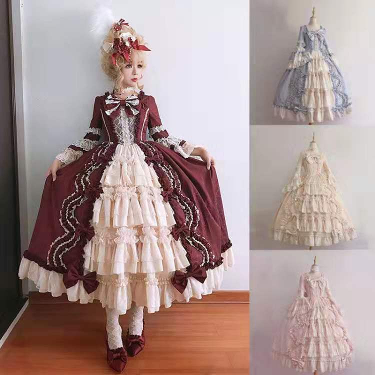 Kawaii Fashion Lolita Dress Whispers of Velvet Rose Garden Dress