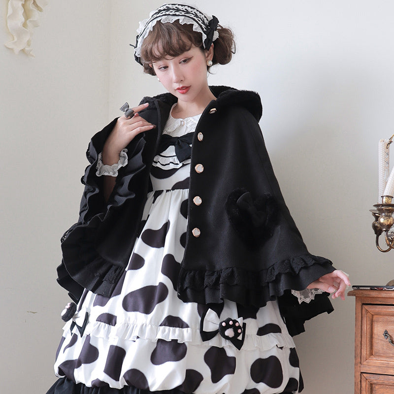 Kawaii Fashion Coat Whispers of Winter Cashmere Cloak