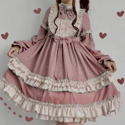 Kawaii Fashion Lolita Dress Lavender Whiskers Dream Swing Skirt
