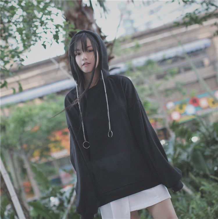 Kawaii Fashion Hoodie Whimsical Velvet Dreamscape Gown