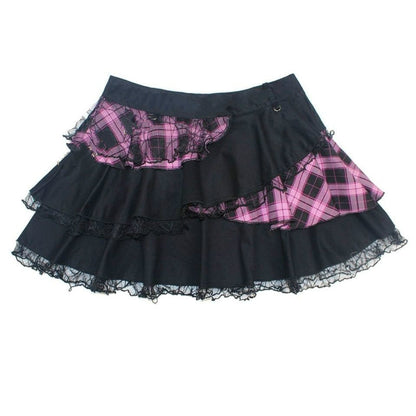 Kawaii Fashion Skirt Whimsical Lace Garden Whirl Skirt