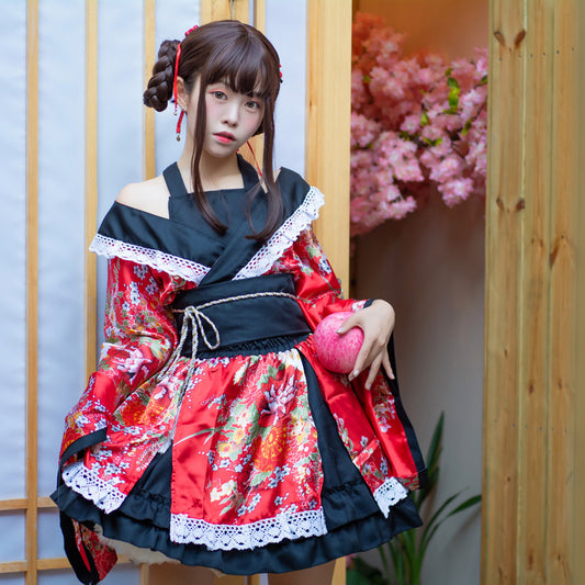 Women's Traditional Kimono Formal Wear Cosplay Photography Animation Performance Stage Performance