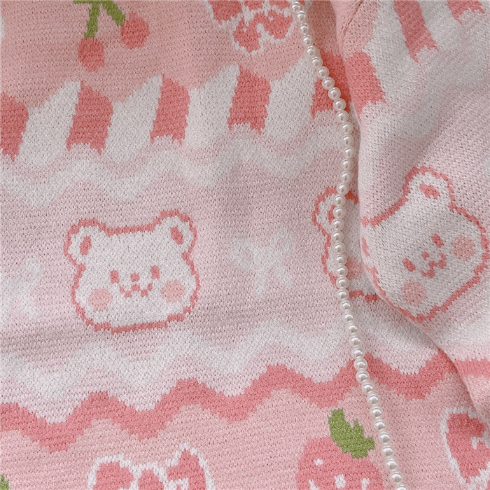 Kawaii Fashion Sweater Cotton Candy Dreamscape Sweater