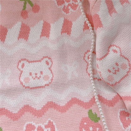 Kawaii Fashion Sweater Cotton Candy Dreamscape Sweater