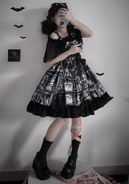 Kawaii Fashion Goth Dress Midnight Velvet Whisper A-Line Ensemble  
Ethereal Chiffon Dreamscape Layered Dress  
Moonlit Silk Lace Harmony Set  
Twilight Blossom A-Line Elegance  
Melancholy Rose Black Belted Surprise  
Jasmine Moonbeam Pullover