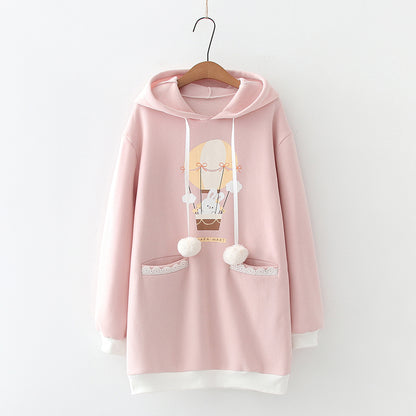 Kawaii Fashion Hoodie Whimsical Hooded Dreamscape Pullover