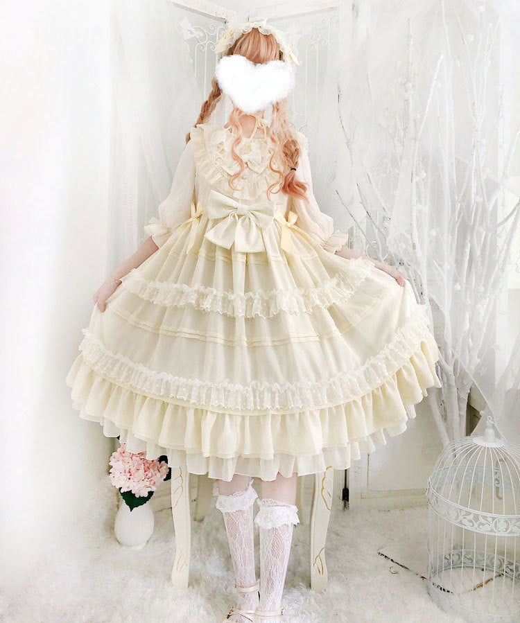 Kawaii Fashion Lolita Dress Moonlit Chiffon Fantasy Ensemble