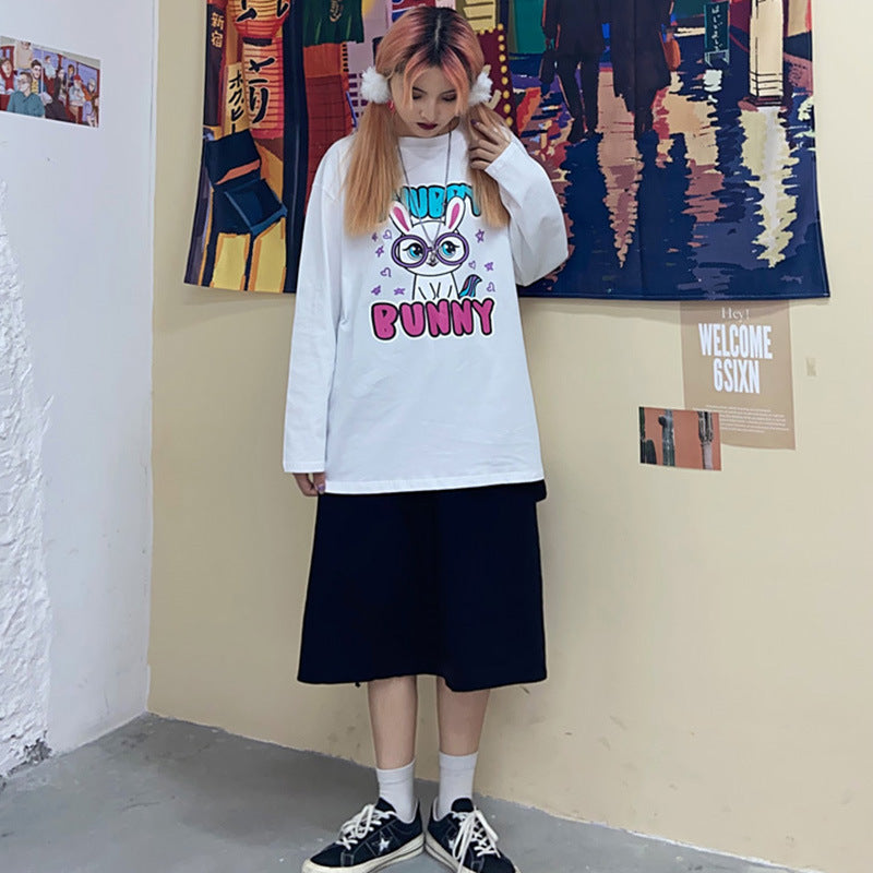 kawaii fashion sweet bunny print top