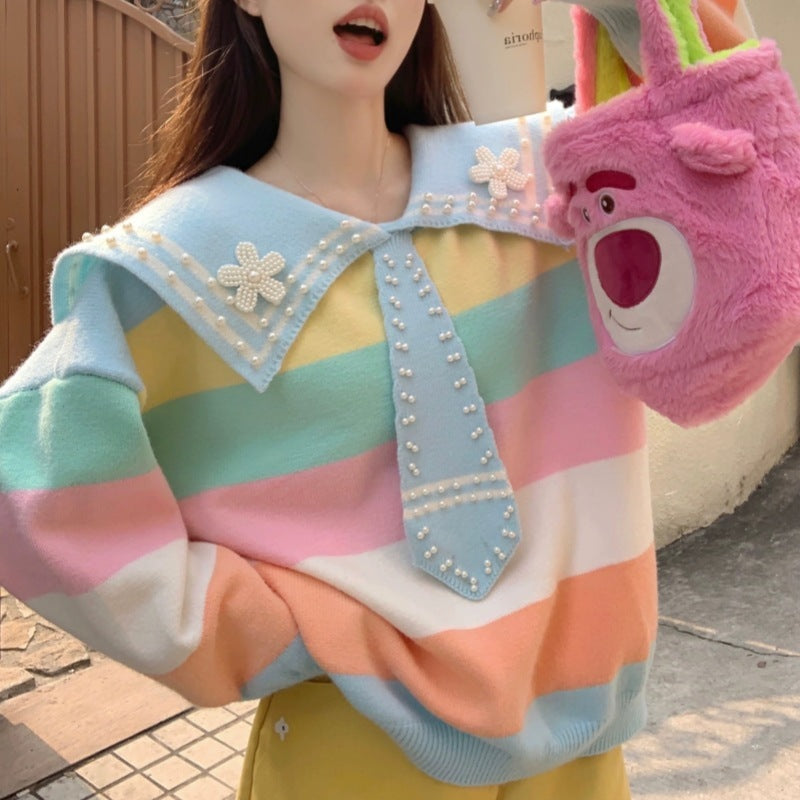 Kawaii Fashion Sweater Twilight Dreamscape Plush Pullover
