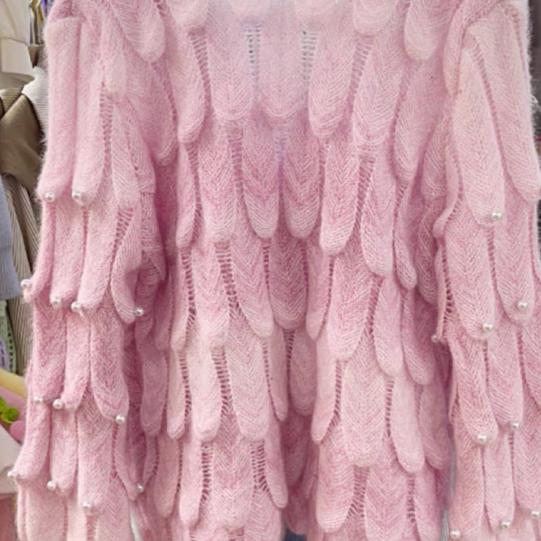 Kawaii Fashion Sweater Whimsical Dreamscape Gradient Cardigan