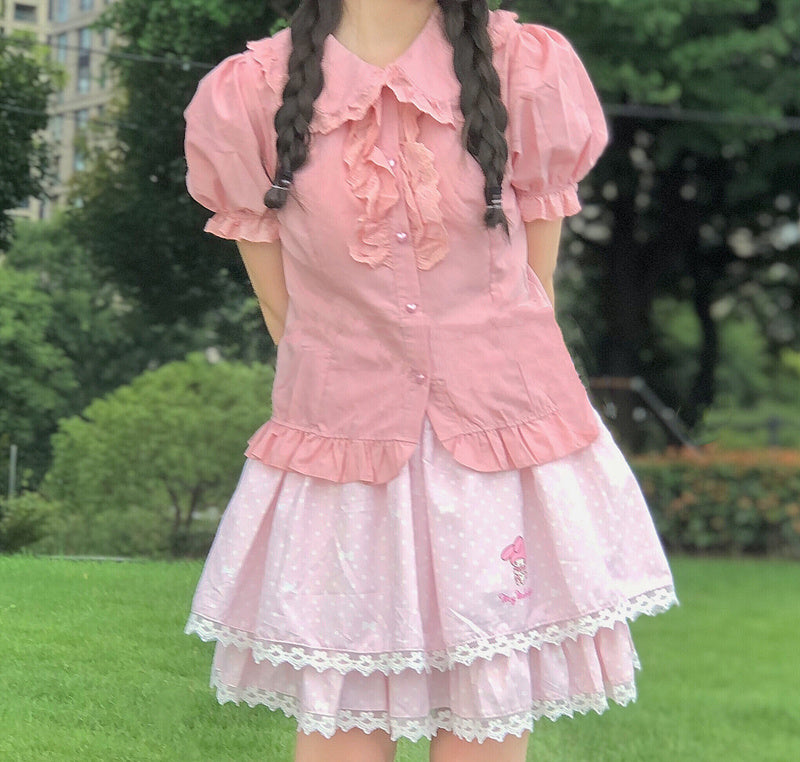 Whimsical Cloudberry Dream Blouse