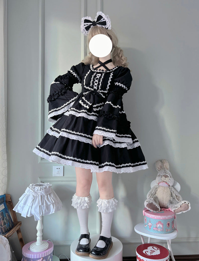 Kawaii Fashion Lolita Dress Whimsical Twilight Ruffle Belle Dress