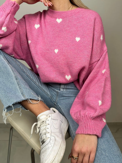 Kawaii Fashion Sweater Cherry Blossom Heartfelt Sweater Dream