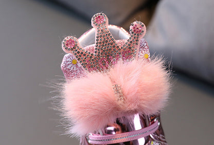 Kawaii Fashion Shoes Whimsical Glitter Blossom Velcro Sneakers