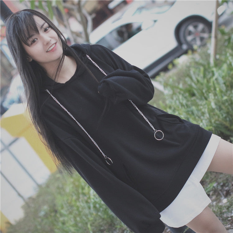 Kawaii Fashion Hoodie Whimsical Velvet Dreamscape Gown
