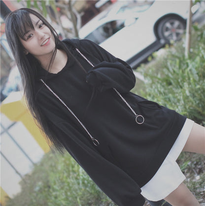 Kawaii Fashion Hoodie Whimsical Velvet Dreamscape Gown