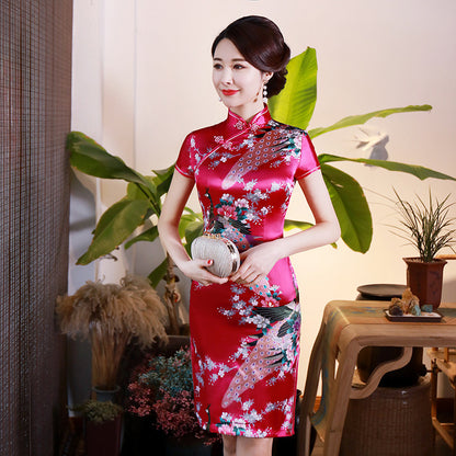 Kawaii Fashion China Dress Silken Blossom Dream Cheongsam