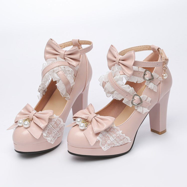 Kawaii Fashion Shoes Moonlit Petal Stiletto Whispers