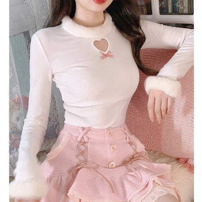 Kawaii Fashion Skirt Blossom Cloud A-Line Whimsy Ensemble