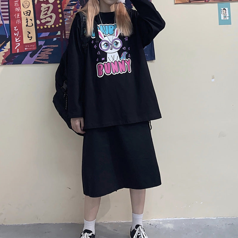 kawaii fashion sweet bunny print top