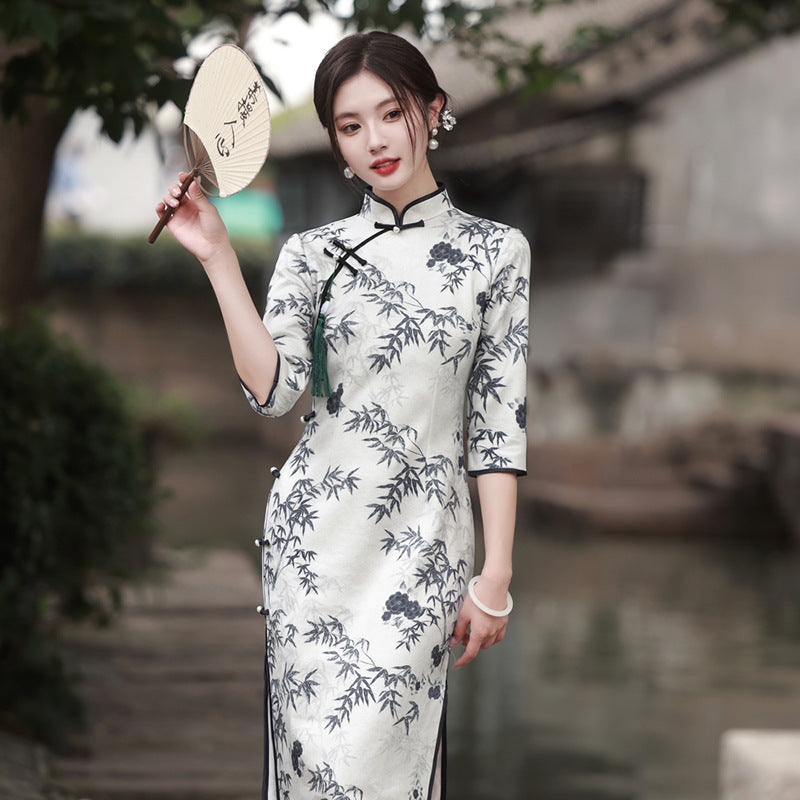 Kawaii Fashion China Dress Serenade of Bamboo Whisper Dress