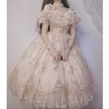 Petal Whisper Princess Gown