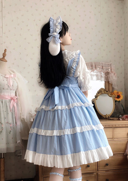 Kawaii Fashion Lolita Dress Whimsical Chiffon Dreams Ensemble