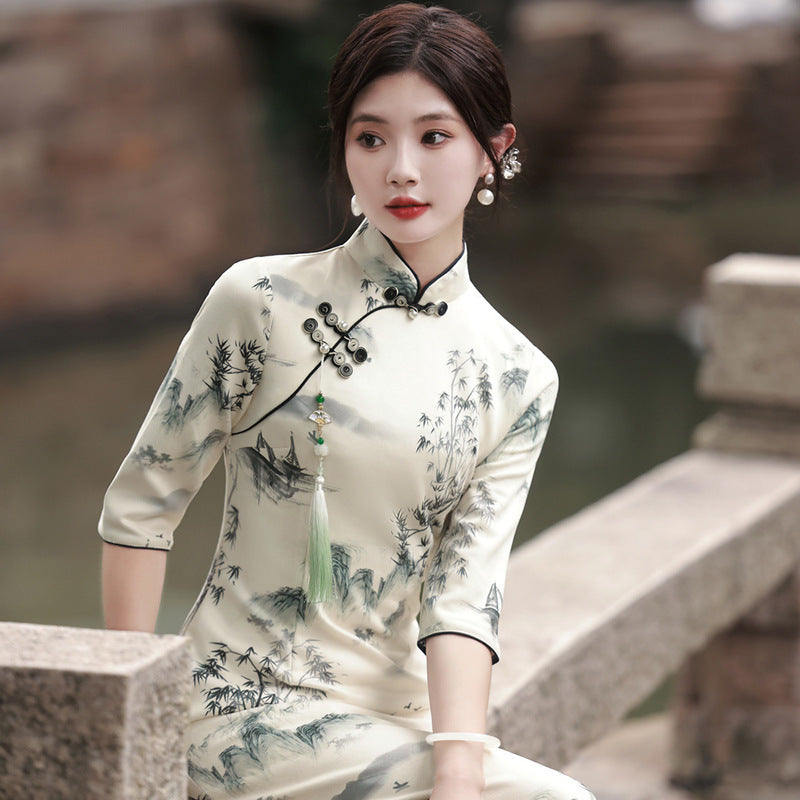 Kawaii Fashion China Dress Dreamscape Suede Garden Dress