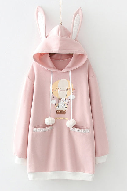 Kawaii Fashion Hoodie Whimsical Hooded Dreamscape Pullover