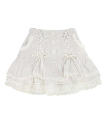 Kawaii Fashion Skirt Blossom Cloud A-Line Whimsy Ensemble
