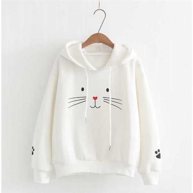 Kawaii Fashion Hoodie Whispers of Cherry Blossom Pullover Dream