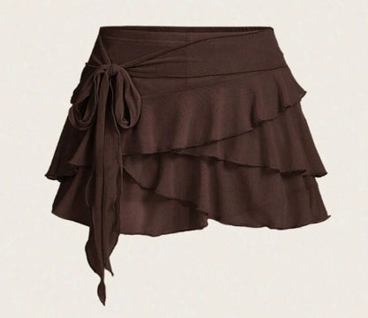 Kawaii Fashion Skirt Cinnamon Forest Dreamscape Cropped Trousers