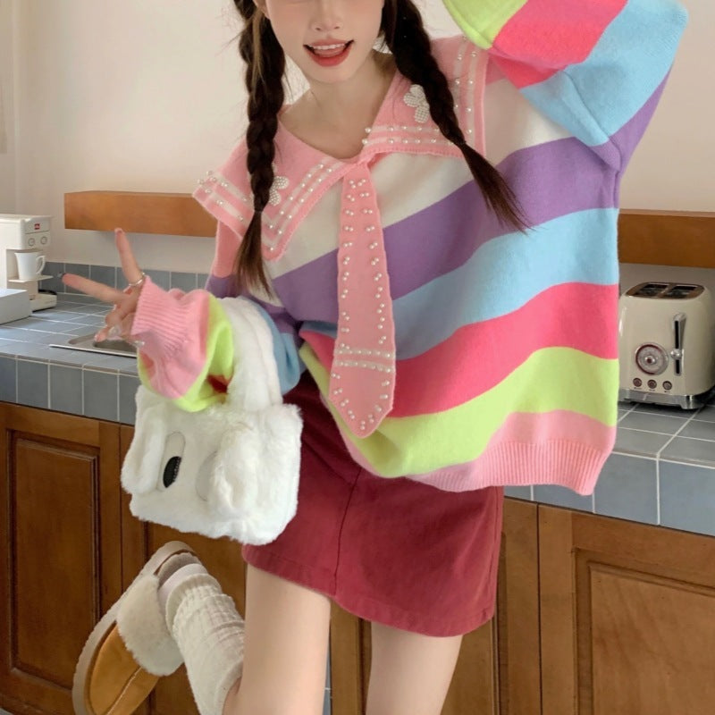 Kawaii Fashion Sweater Twilight Dreamscape Plush Pullover