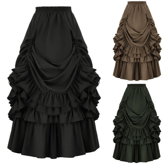 Vintage Gothic Victorian Long Skirt