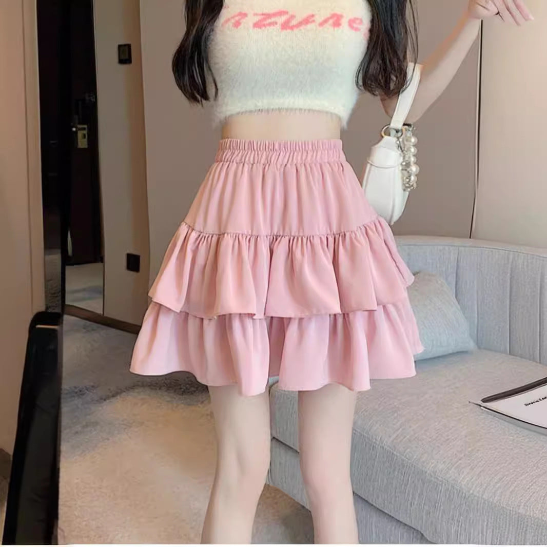 Kawaii Fashion Skirt Whimsical Inkblot Charm Skirt