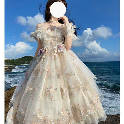Petal Whisper Princess Gown