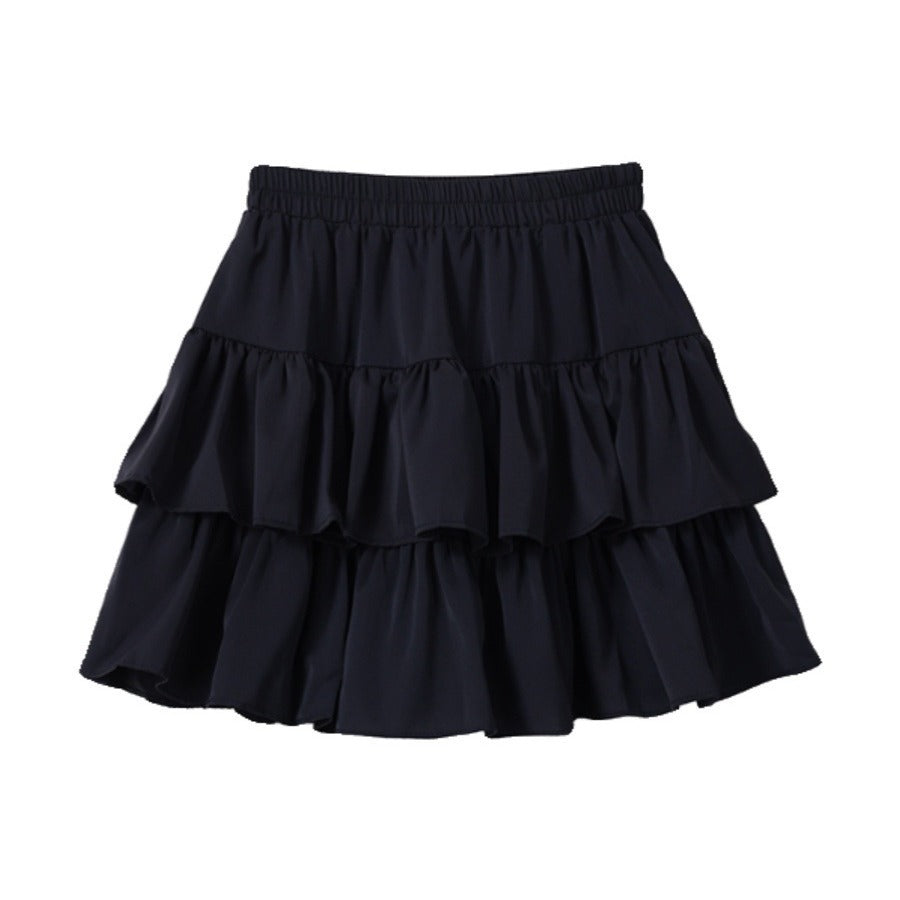 Kawaii Fashion Skirt Whimsical Inkblot Charm Skirt