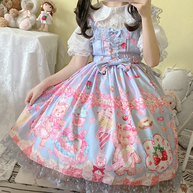 Original DesignSummer Cute Suspender Jsk Dress Women