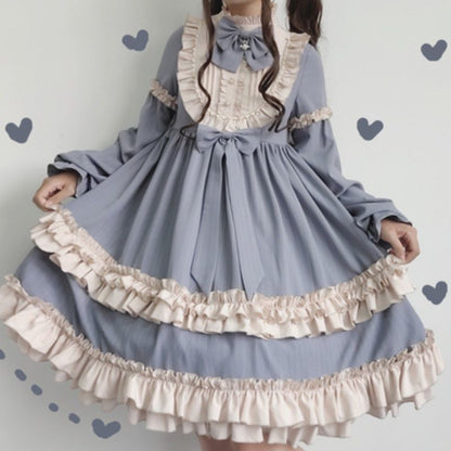 Kawaii Fashion Lolita Dress Lavender Whiskers Dream Swing Skirt