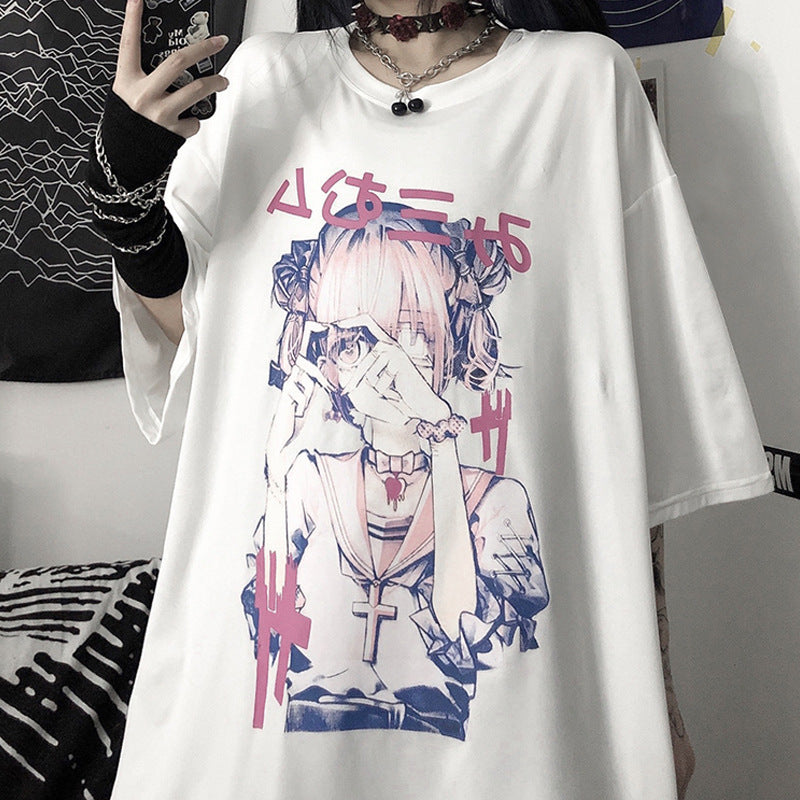 Kawaii Fashion Shirt Whimsical Inkblot Dreamer Pullover