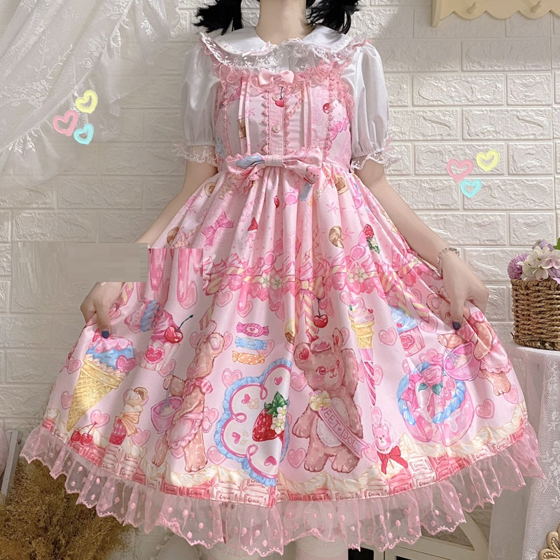 Original DesignSummer Cute Suspender Jsk Dress Women