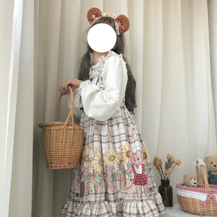 Kawaii Fashion Lolita Dress Velvet Whisper Petal Dress